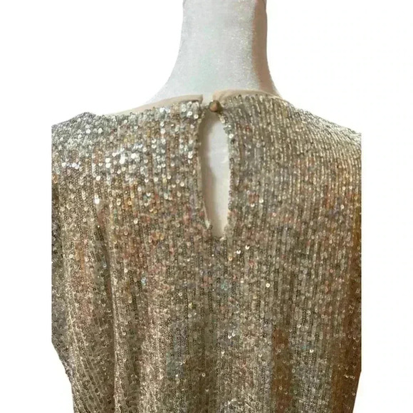 Maurice’s‎ 2X Sequined Padded Shoulder Blouse - Picture 4 of 6